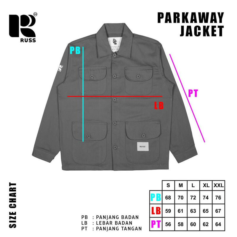 Russ Jacket Parkaway New Black