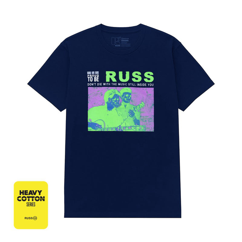 Russ Tshirt Music With Navy