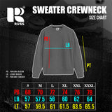 Sweater Russ Crewneck Morray Biru Laut