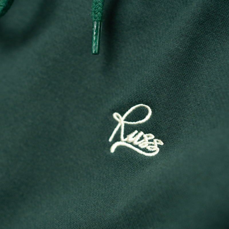 Russ Sweater Hoodie Pique Green