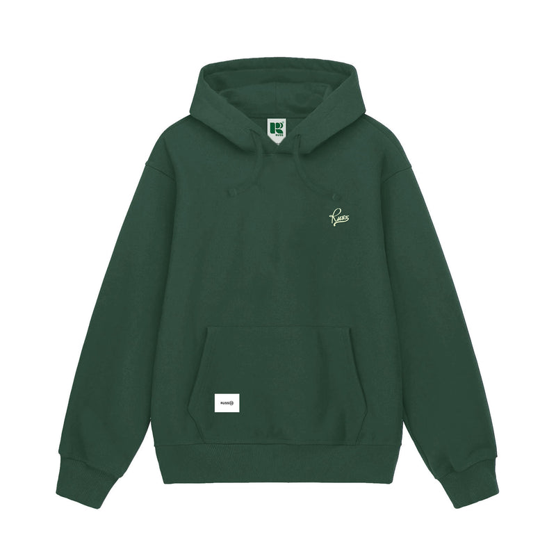 Russ Sweater Hoodie Pique Green