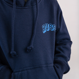 Russ Kids Sweater Hoodie Anak Stich Biru Navy