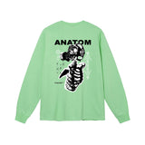 Russ Tshirt Kaos Pria Anatomy Green