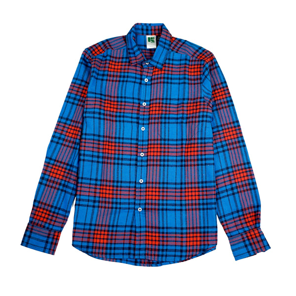 Russ Shirt Flannel New Flux Light Blue