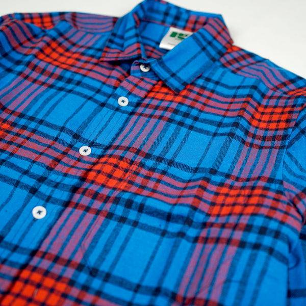 Russ Shirt Flannel New Flux Light Blue