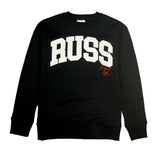 Russ Sweater Crewneck Blooms Black
