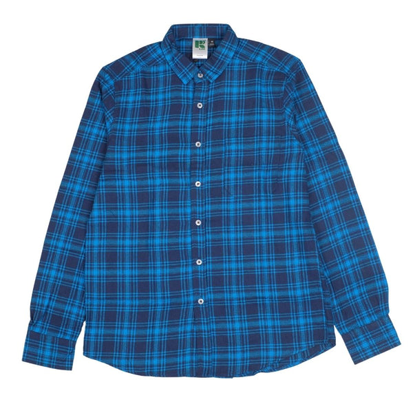 Russ Shirt Flannel New Flux Blue