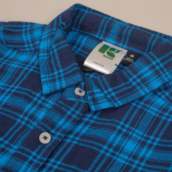 Russ Shirt Flannel New Flux Blue