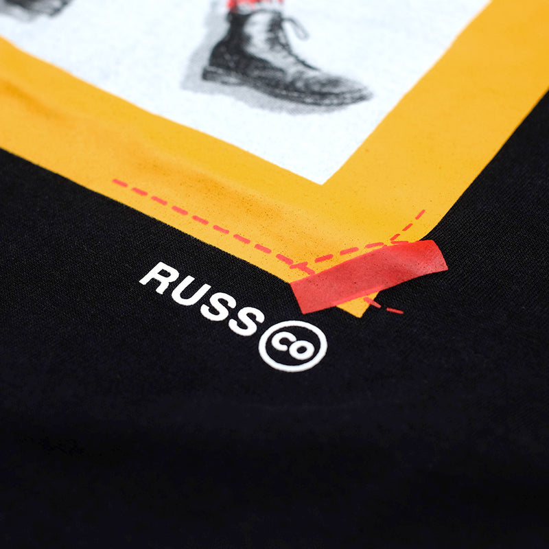 Russ Tshirt Kaos Pria Lets Black